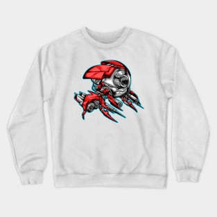 Alien Plane Vector Illustration Crewneck Sweatshirt